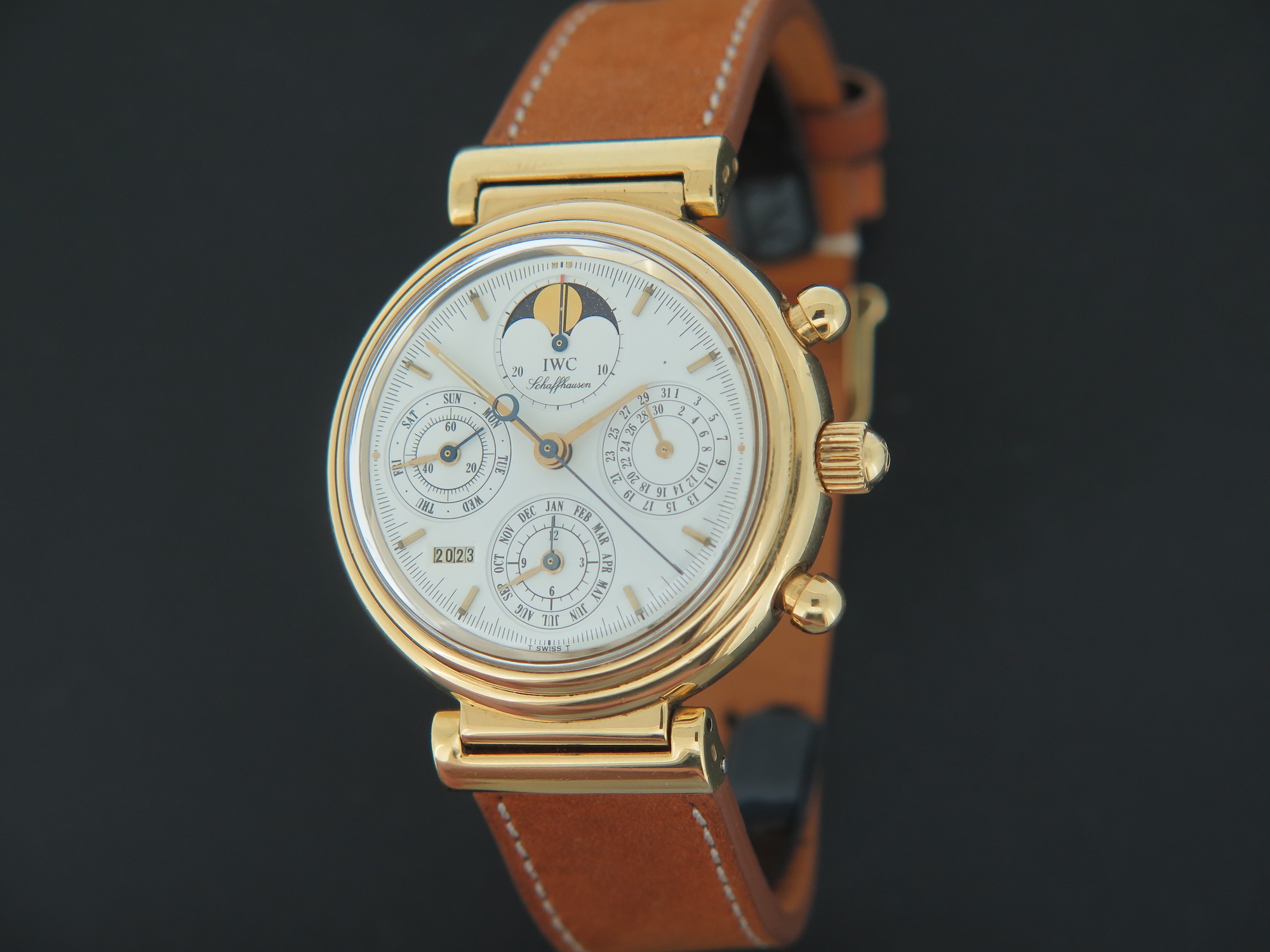 IWC Da Vinci Perpetual Calendar Yellow Gold IW3750 Watches Filipucci Juweliers