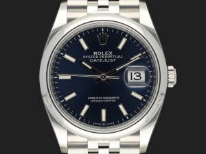 Rolex Datejust 36 Blue Dial 126200 NEW