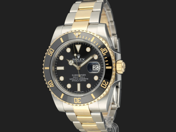 Rolex - Submariner Date Gold/Steel Black Dial 116613LN