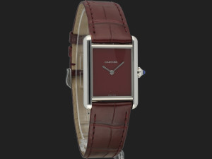 Cartier Tank Must Large Burgundy Dial WSTA0054