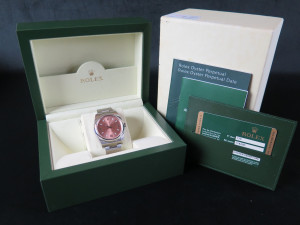 Rolex Air-King Salmon Arab Dial 114200