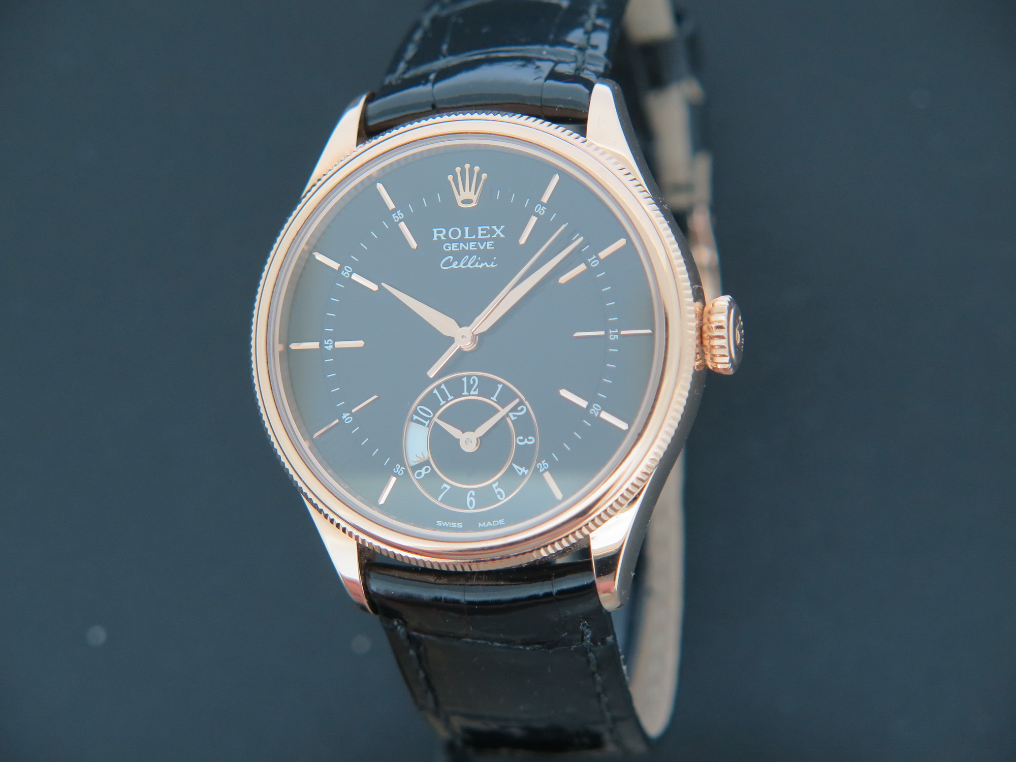 Rolex cellini dual time on sale 50525