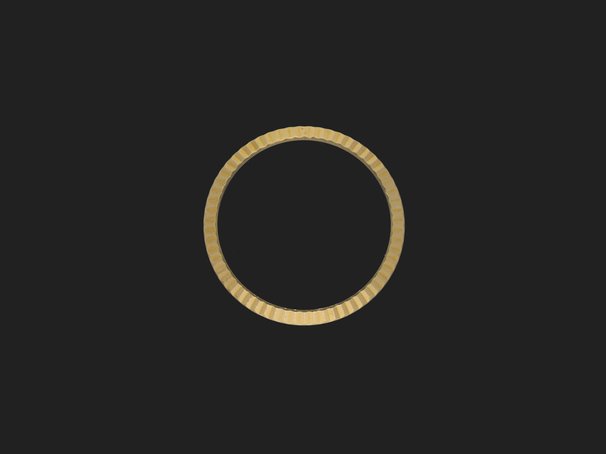 Rolex Yellow Gold Fluted Bezel for 26mm (1)