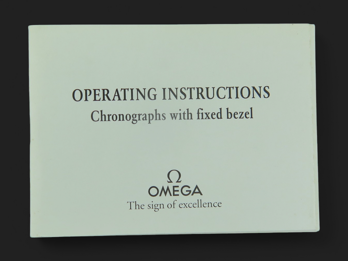 Omega Operating Instructions Booklet (1)