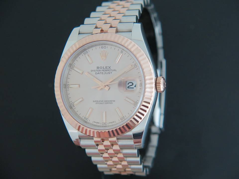 Rolex Datejust 41 Everosegold/Steel Sundust Dial 126331  (1)