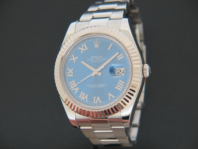 Rolex Datejust II Azzurro Dial