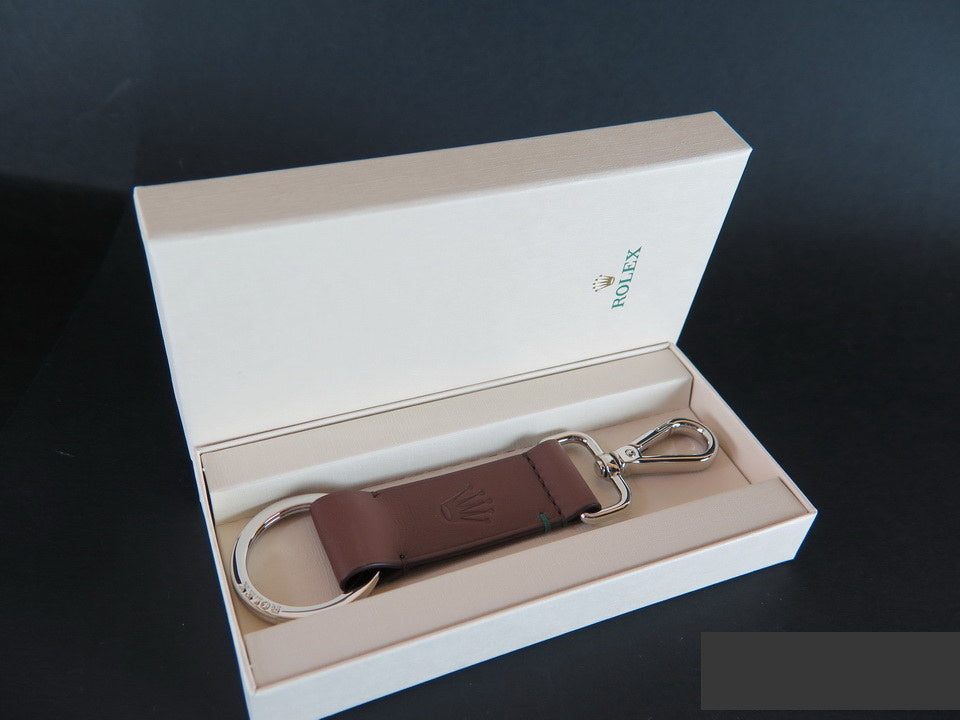 Rolex Leather Keychain NEW