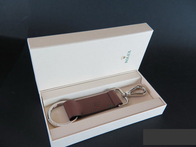 Rolex Leather Keychain NEW