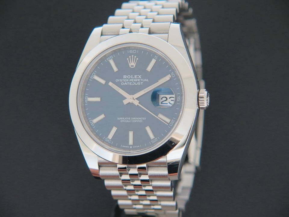 Rolex Datejust 41 Blue Dial 126300 (1)