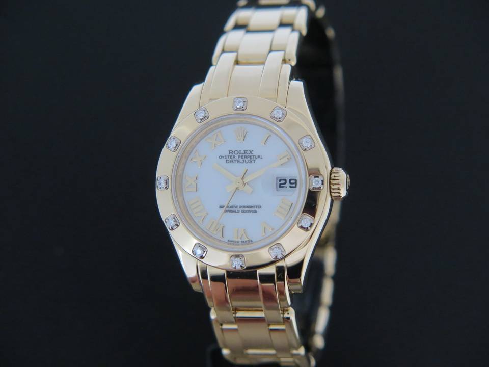 Rolex Pearlmaster Yellowgold Diamonds 80318 (1)