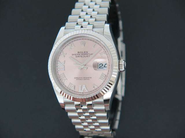 Rolex Datejust Pink Diamond Dial 126234 NEW