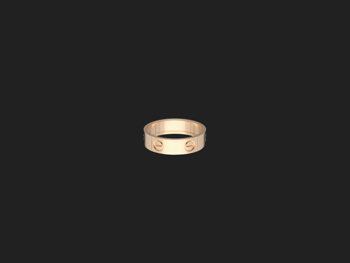 Cartier Love Ring Rose Gold Size 60 (1)