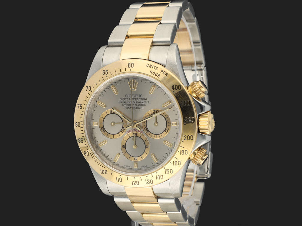Rolex Daytona Gold/Steel Grey Dial 16523 (1)