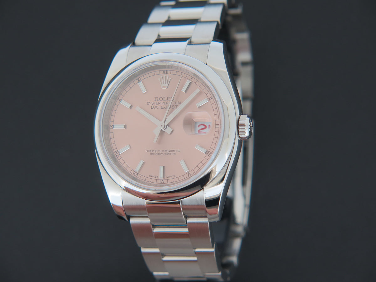 Rolex Datejust Pink Dial 116200 (1)