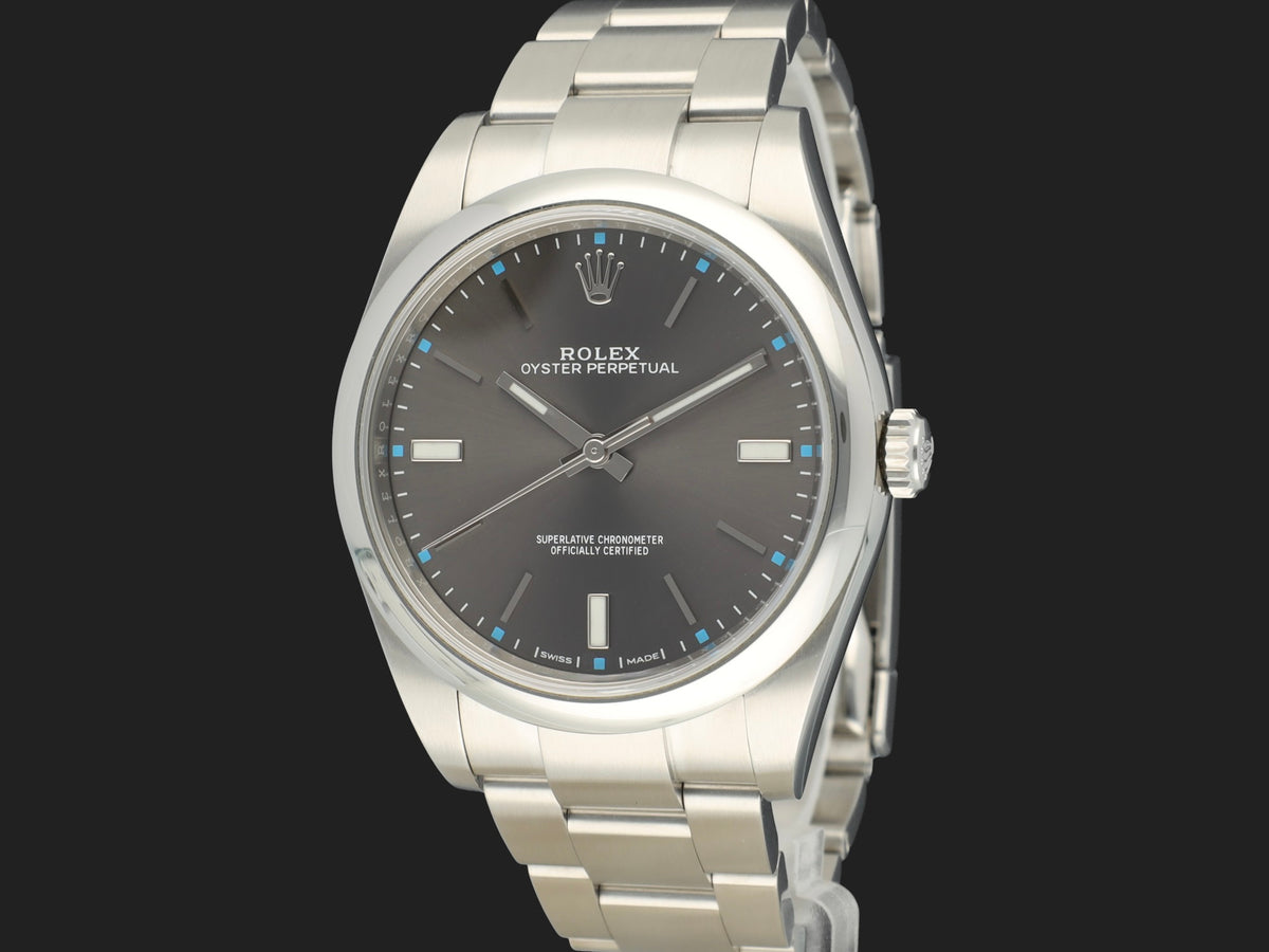 Rolex Oyster Perpetual 39 Dark Rhodium 114300  (1)