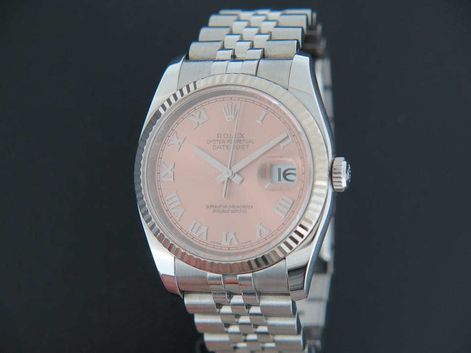 Rolex Datejust Salmon / Pink Dial 116234 (1)