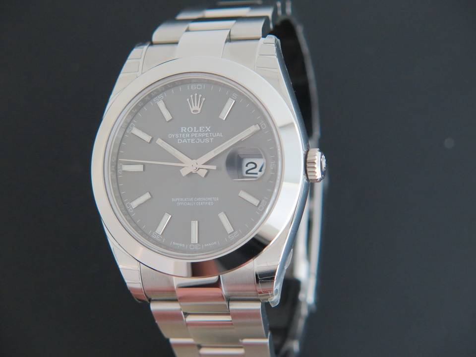 Rolex Datejust 41 NEW 126300 Dark Rhodium (1)
