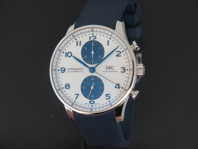 IWC Portugieser Chronograph White Dial NEW
