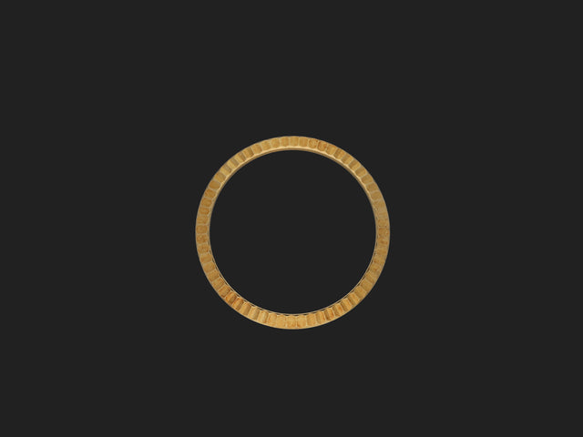 Rolex Yellow Gold Fluted Bezel for 26mm
