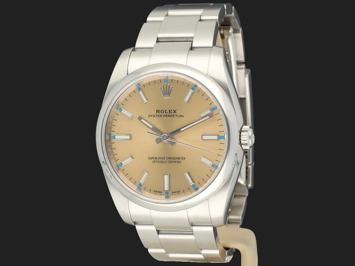 Rolex Oyster Perpetual 34 White Grape Dial 114200 (1)