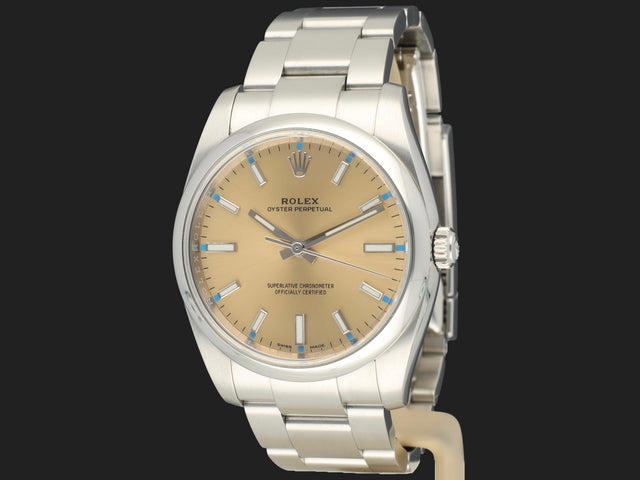Rolex Oyster Perpetual 34 White Grape Dial 114200