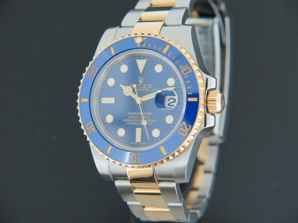 Rolex  Submariner Date Gold/Steel  Blue Dial 116613LB   (1)