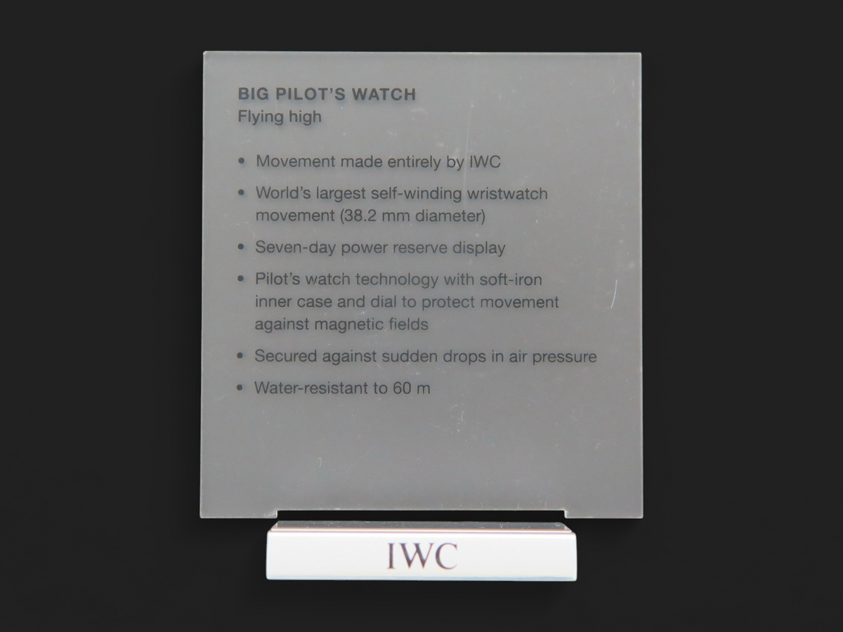 IWC Display piece (1)