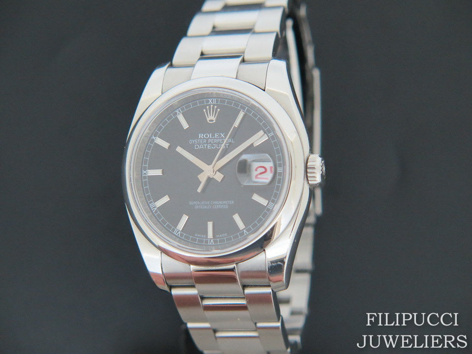 Rolex Datejust Black Dial 116200 (1)