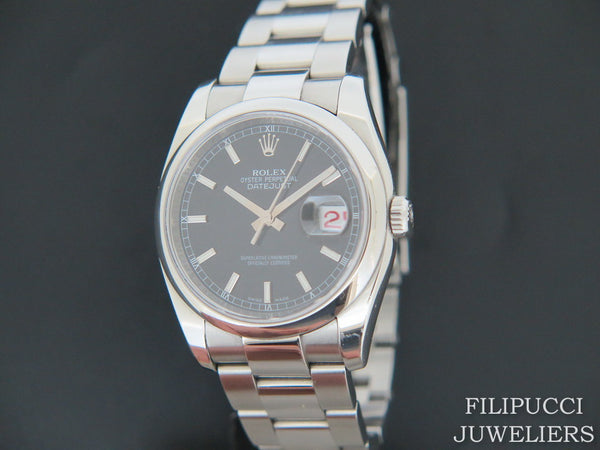 Rolex Datejust Black Dial