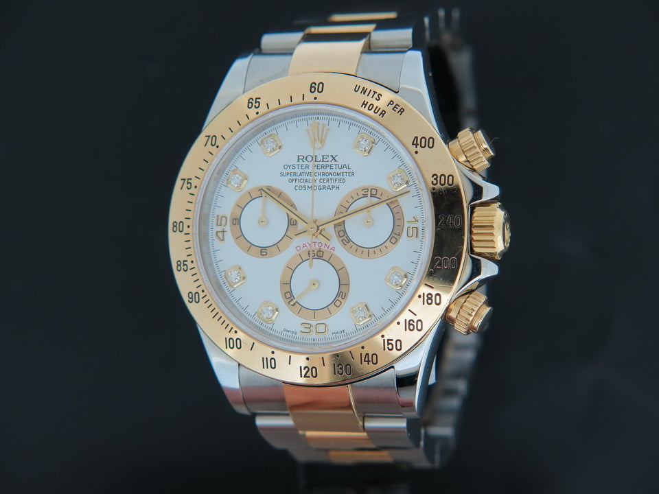 Rolex Daytona White Diamond Dial 116523   (1)