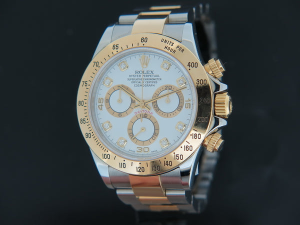 Rolex Daytona White Diamond Dial