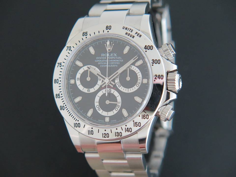 Rolex Daytona Black Dial 116520 (1)