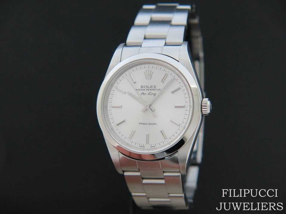 Rolex Oyster Perpetual Air King Silver Dial 14000M (1)
