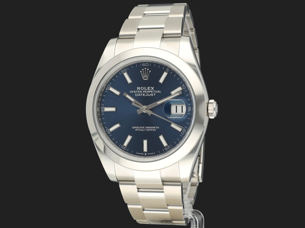 Rolex Datejust 41 Blue Dial 126300 NEW (1)