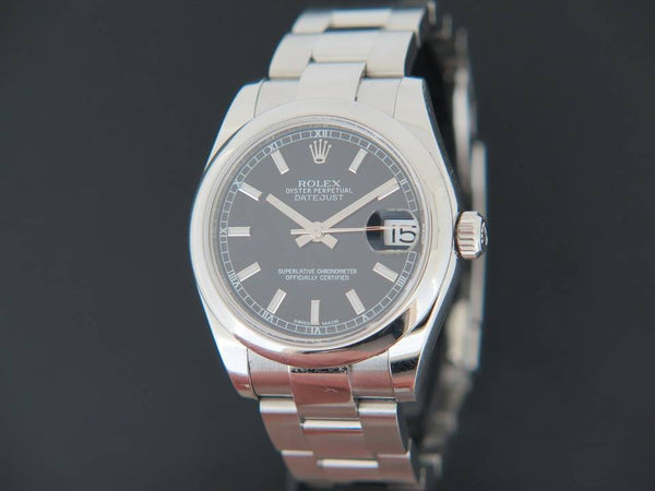Rolex Datejust Black Dial