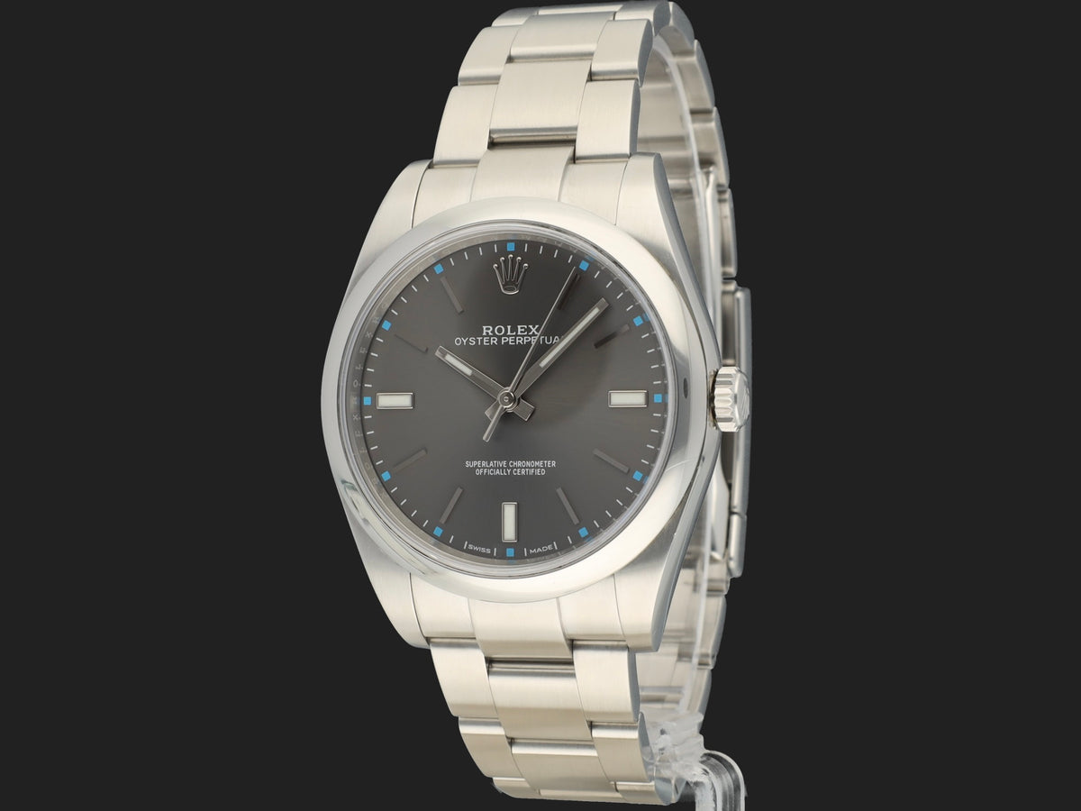 Rolex Oyster Perpetual 39 Dark Rhodium 114300 (1)