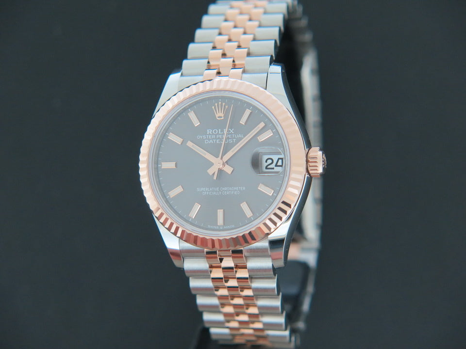Rolex Datejust 31 Everosegold/Steel Slate Dial NEW 278271 (1)