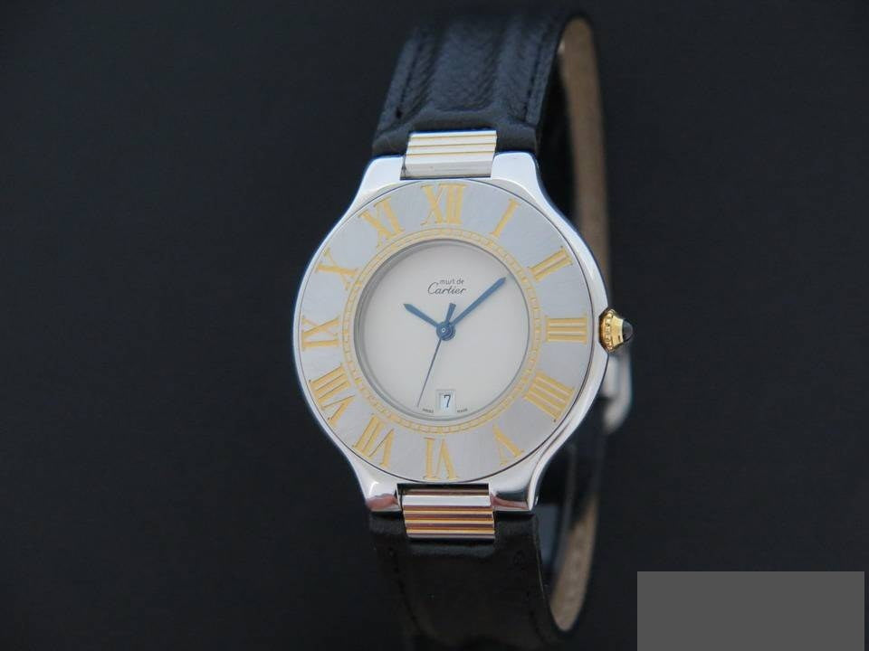 Cartier Must 21 Gold/Steel  (1)