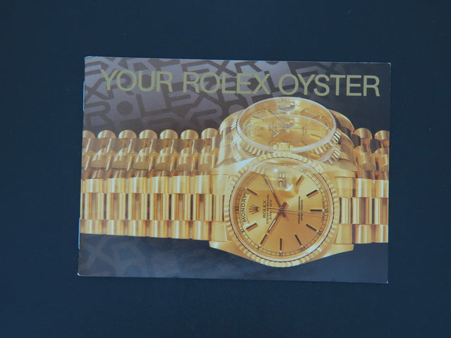Rolex Oyster Booklet English