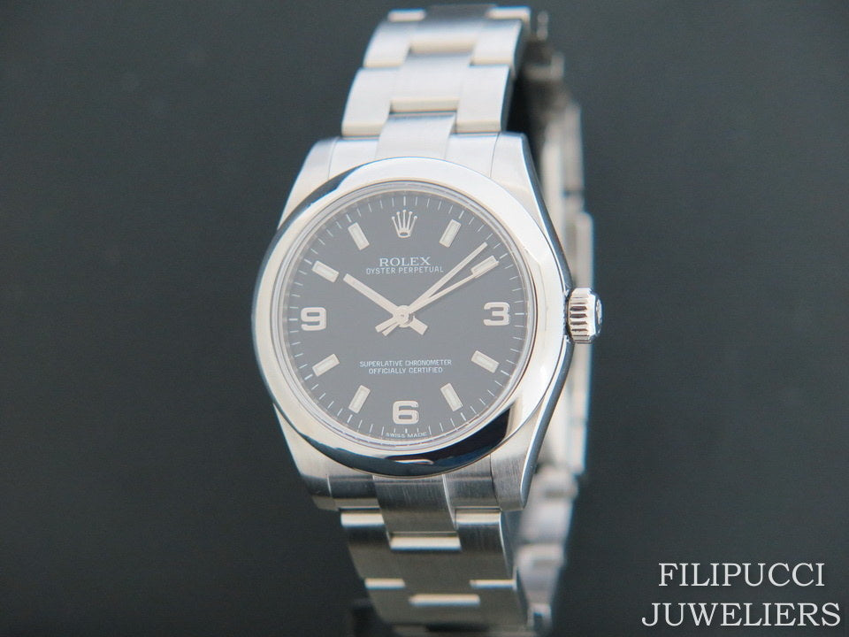 Rolex Oyster Perpetual 177200 Black Dial (1)