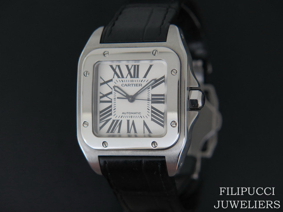 Cartier Santos 100 Medium W20106X8 (1)
