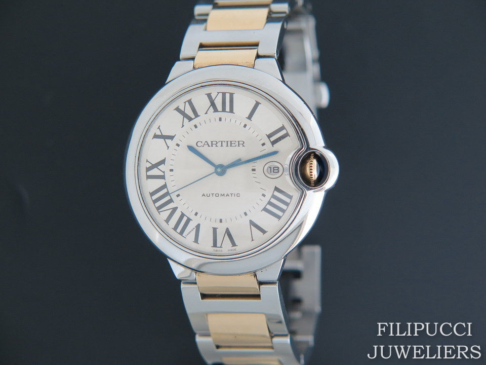 Cartier Ballon Bleu Gold/Steel 42MM  W69009Z3 Automatic (1)