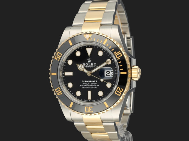Rolex Submariner Gold/Steel Black Dial