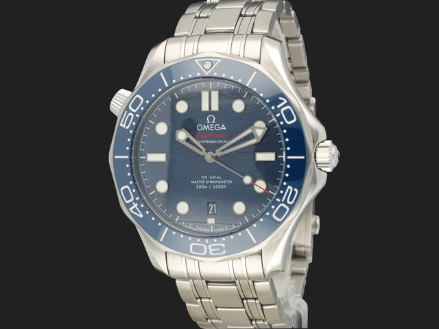 Omega Seamaster Diver 300M Co-Axial Master Chronometer Blue Dial