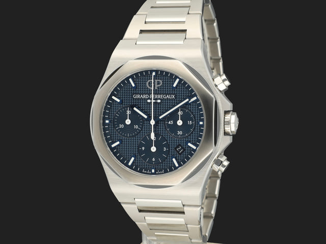 Girard-Perregaux Laureato Chronograph Automatic Blue Dial 42MM 81020 NEW 81020-11-431-11A