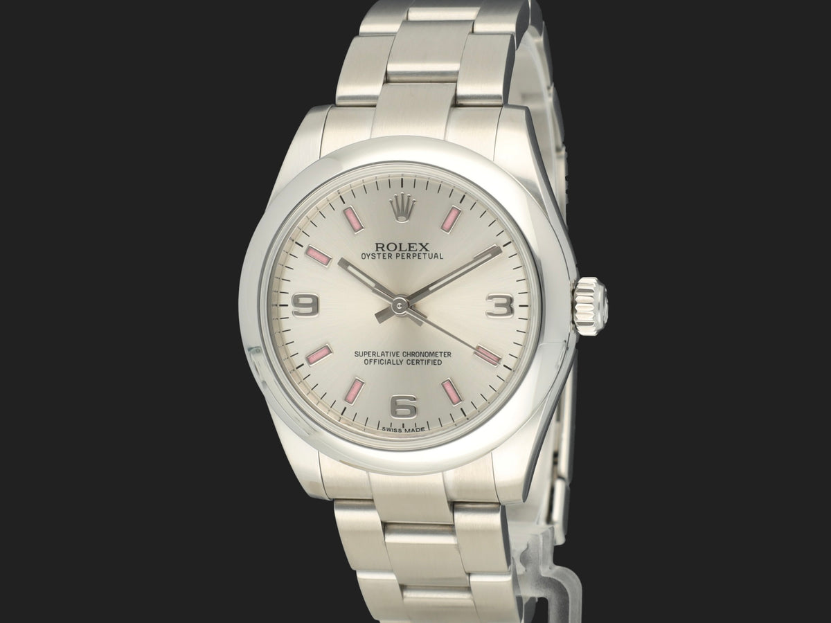 Rolex Oyster Perpetual 31 Silver Dial 177200 (1)