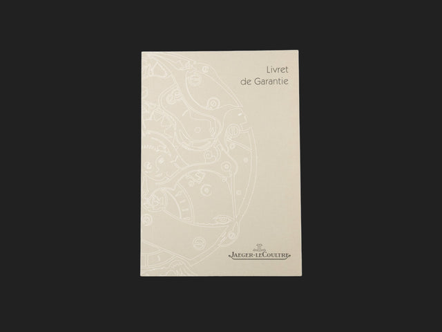 Jaeger-LeCoultre Warranty Booklet