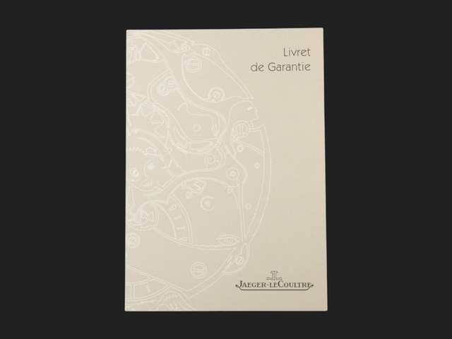 Jaeger-LeCoultre Warranty Booklet
