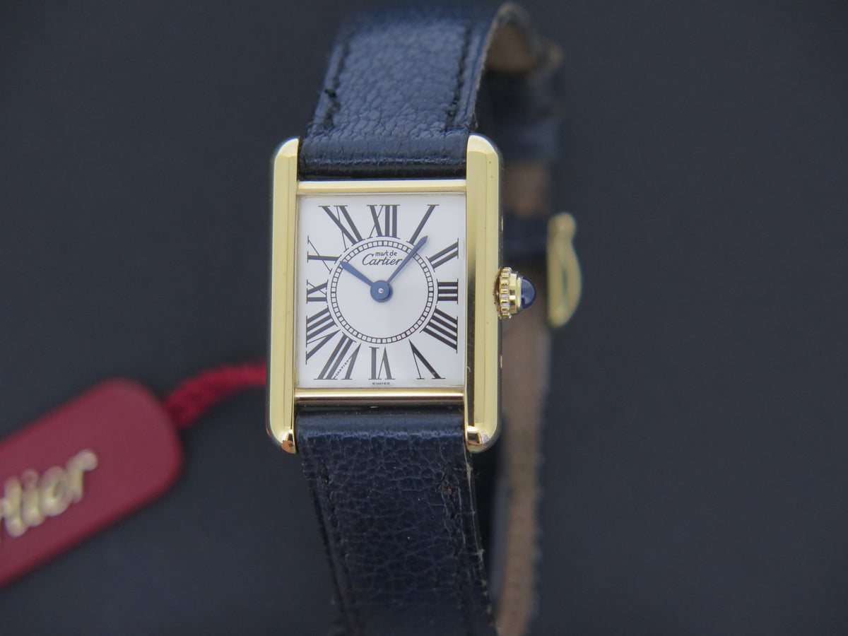Cartier Tank Must de Cartier Vermeil PM W1005554 NOS (1)