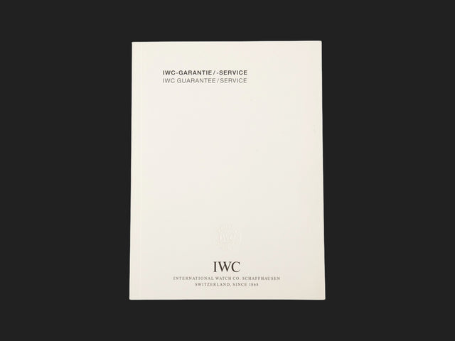 IWC Warranty Booklet